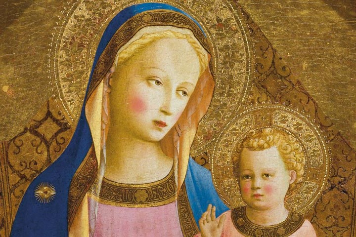 Immagine madonna con bambino