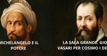 Immagine ritratto Michelangelo e Vasari