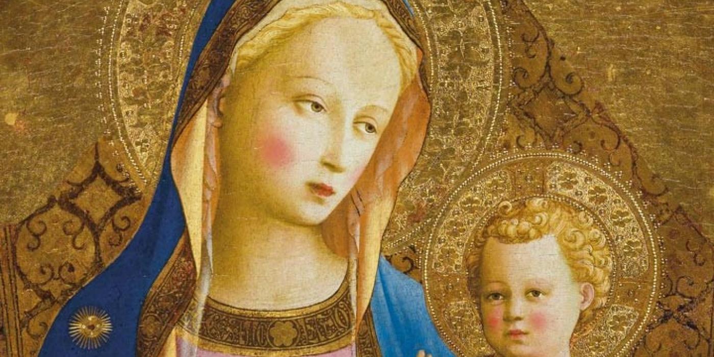 Immagine madonna con bambino