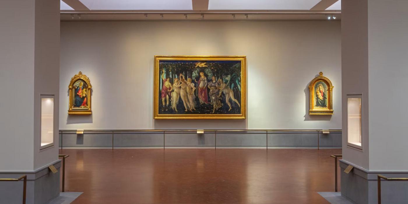 Immagine nuovo allestimento sale Botticelli