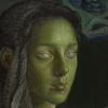 Immagine di un'opera raffigurante un volto di donna